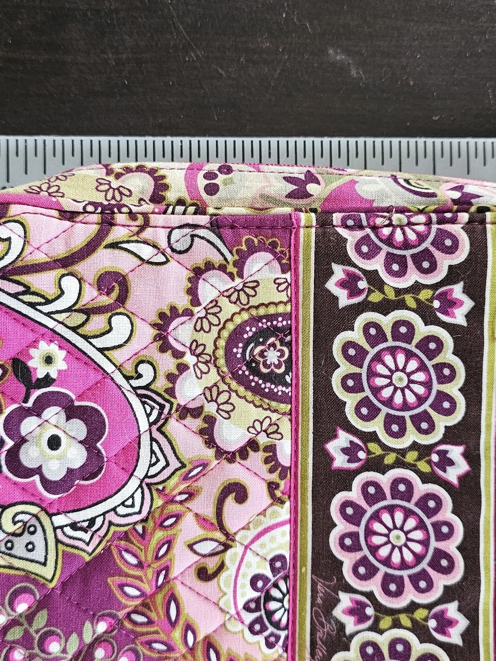 Vera Bradley Pink Paisley Quilted Tote